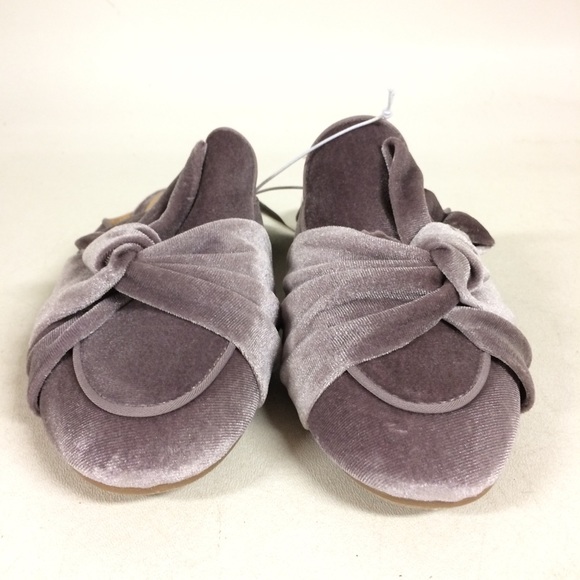 A New Day Womens Purple Velvet Holland Mules - Picture 5 of 7